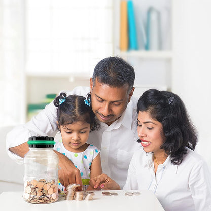 📢📢50% OFF !! ⏰Watch Savings Grow – Digital Money Box with Auto Coin Counting & Target Setting