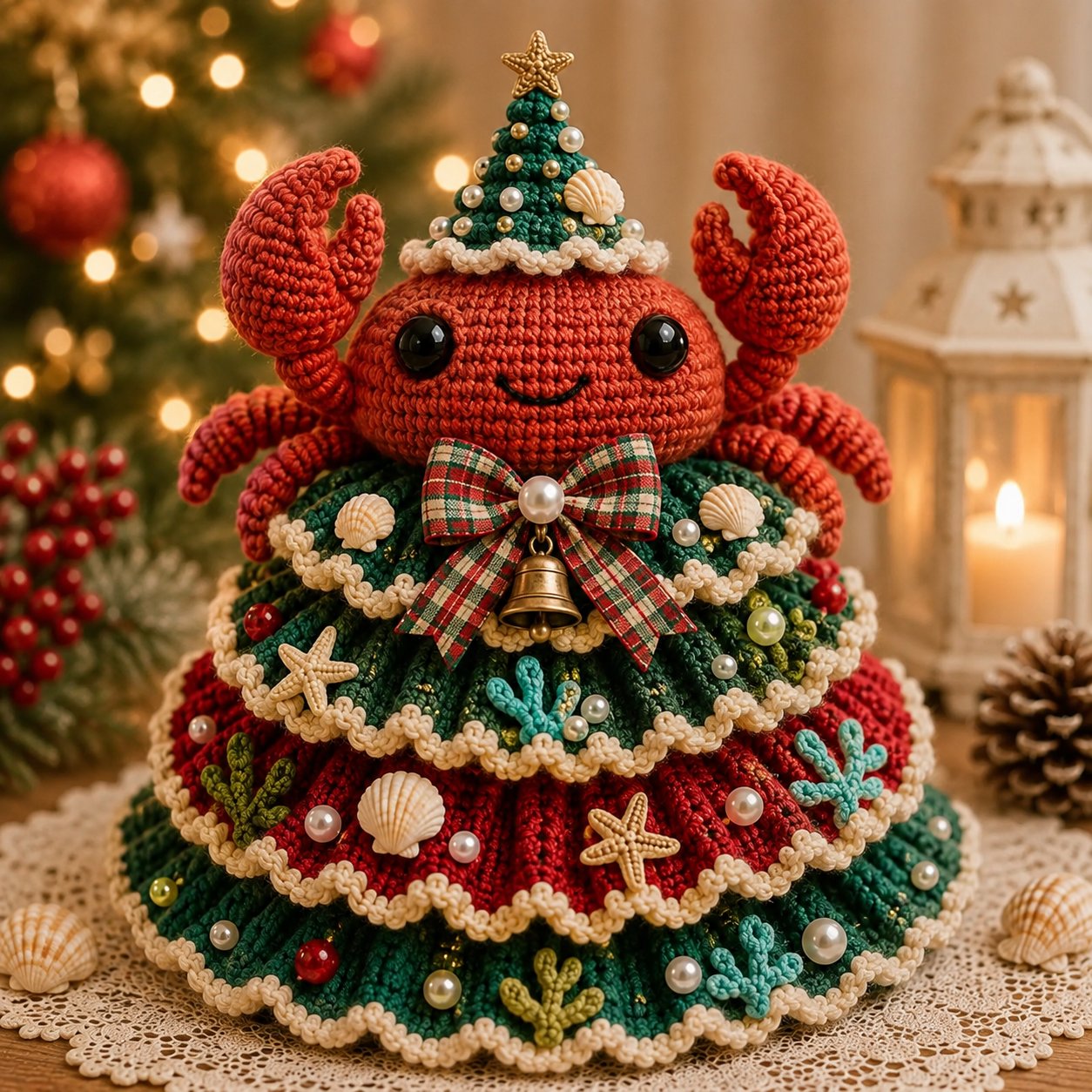 ⏳ Last Day 49% OFF – 🌊 Beginner-Friendly DIY Layered Ocean Christmas Yarn Art Kit Collection | Complete Kit with All Tools & Step-by-Step Guide Included 💕
