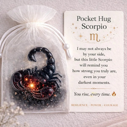 ⚡️🎁🔮Zodiac Glass Pocket Hug