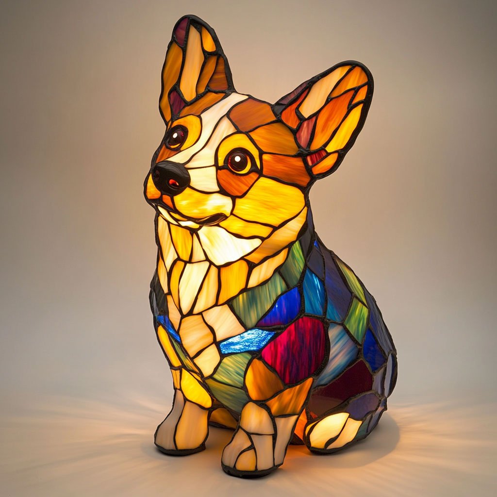 🐶3D Table Lamp Cute Dog Home Room Decor