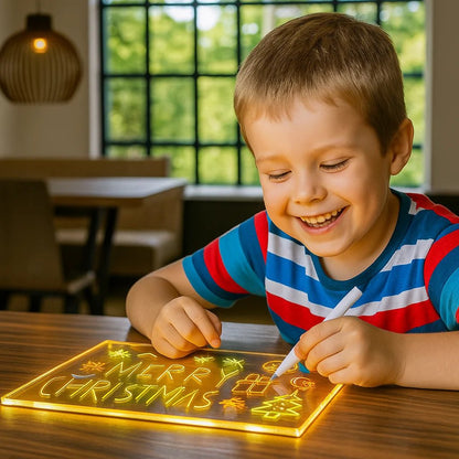 ✨LAST WEEK SPECIAL PRICE: ￡19.99!!⏳🎨Luminous Led Drawing Board For Children