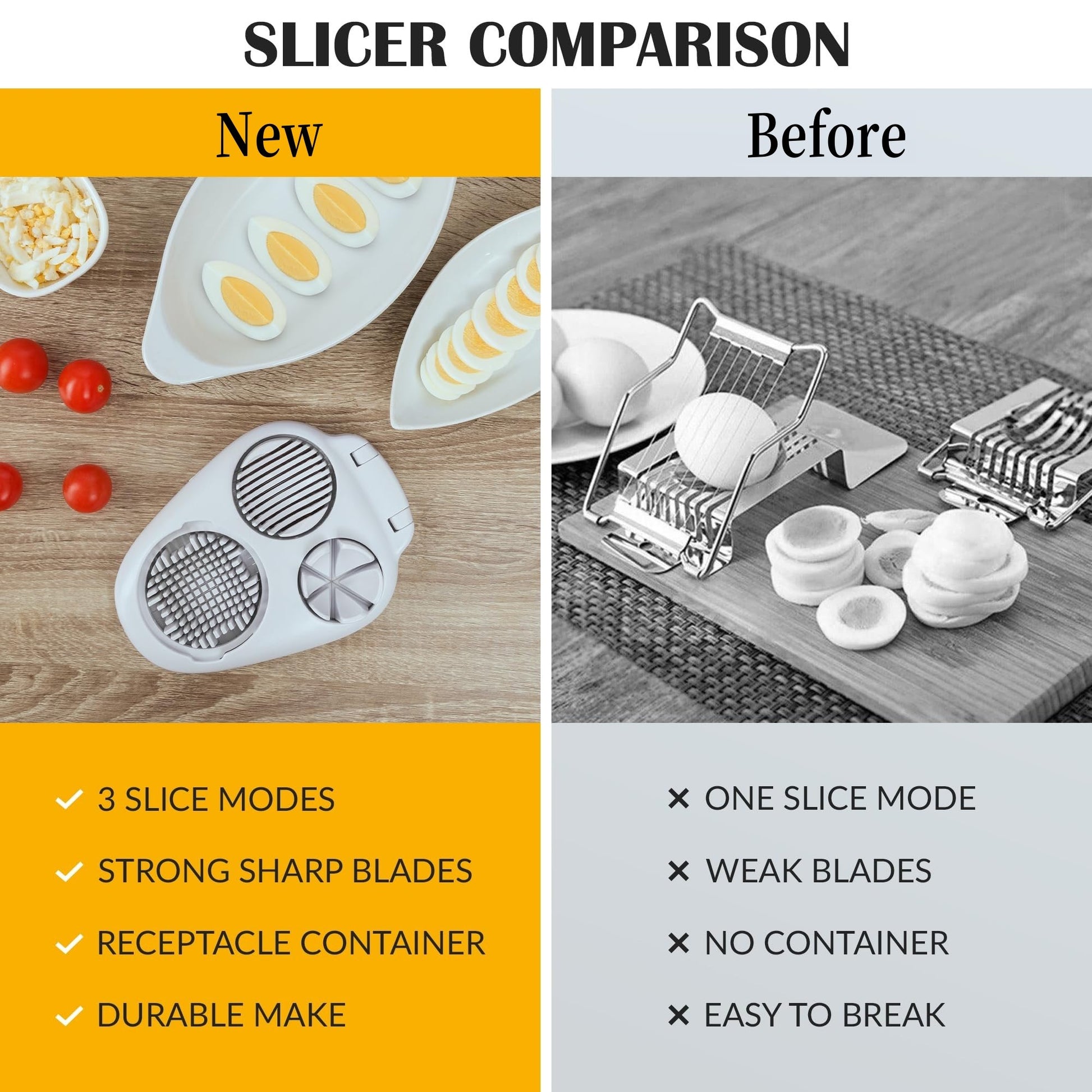 3-in-1 Egg Slicer & Dicer – Multi-Function Kitchen Tool