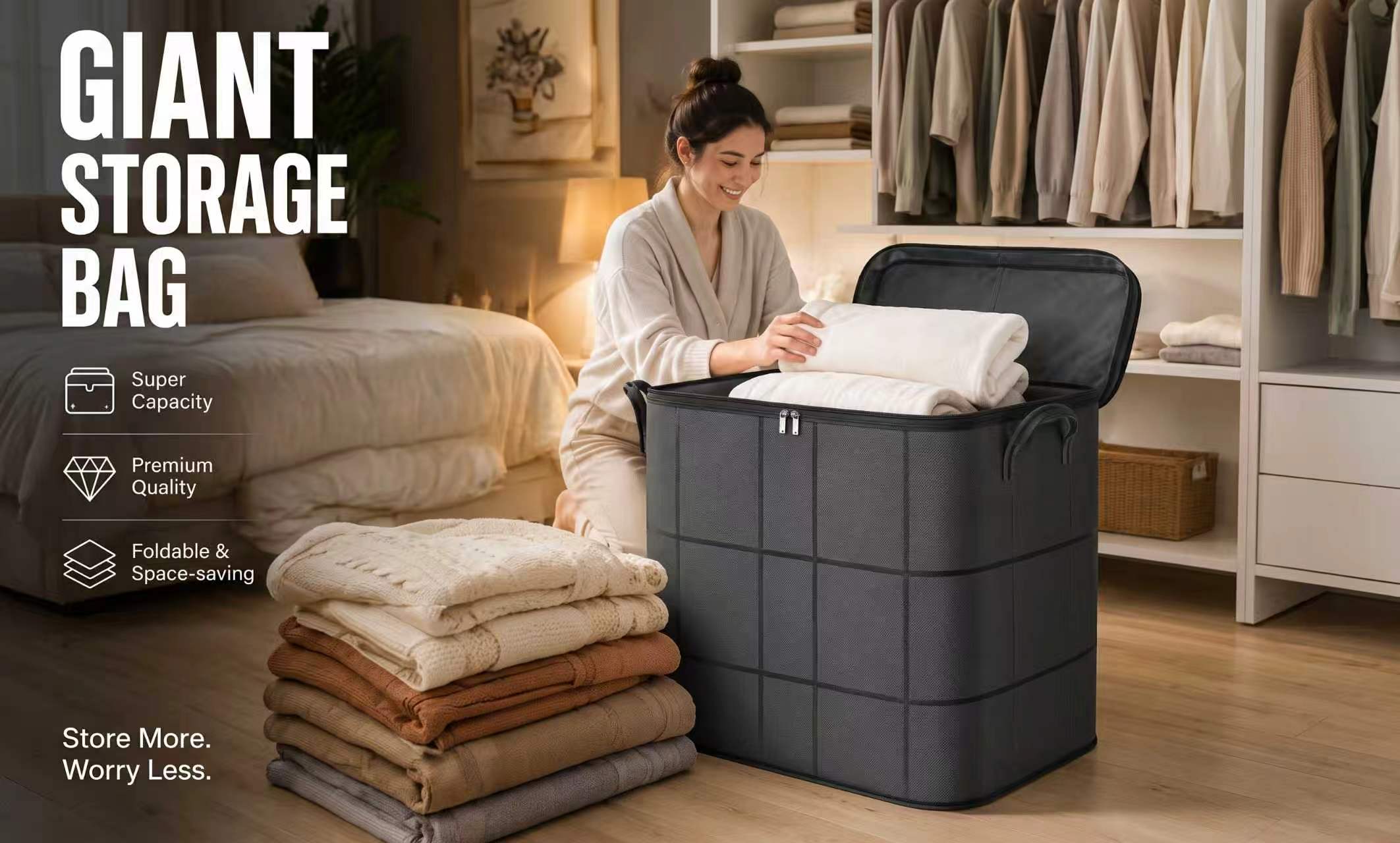 Extra Large Dustproof Bedding Storage Bag