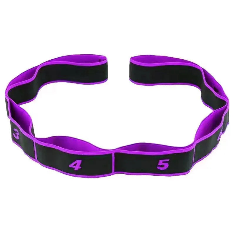 🧘‍♀️ 8-Segment Adjustable Resistance Band | Yoga & Stretching Assistant | Relieve Shoulder Stiffness & Boost Flexibility