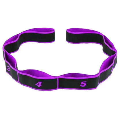 🧘‍♀️ 8-Segment Adjustable Resistance Band | Yoga & Stretching Assistant | Relieve Shoulder Stiffness & Boost Flexibility