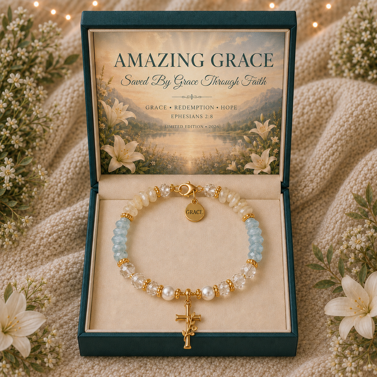 🎅 2026 Christmas Gift 49% Off--✝️ Scripture Faith Bracelet Collection