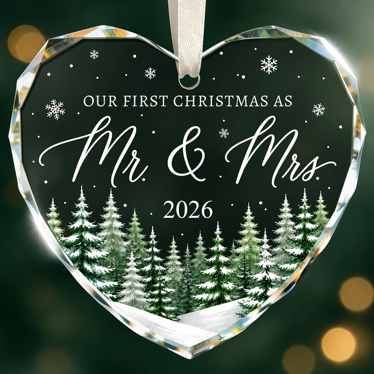 Wedding & Love Keepsake Ornament – Beautiful Christmas Gift