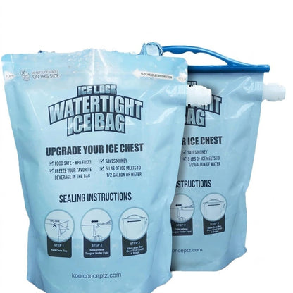 Large-Capacity Leak-Proof Ice Bag – Reusable Cooler Ice Pack – Durable, Instant-Use Cooling Solution