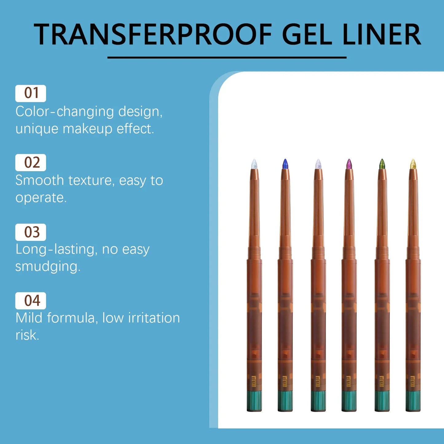 ✨Multichrome Shifting Gel Eyeliner Pencil