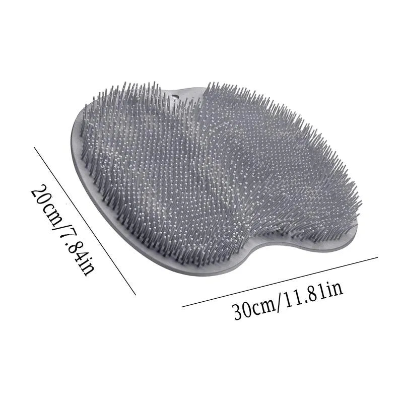 🏆Flash Sale⚡ 50K+ SOLD! Almost Gone-💥Silicone Shower Foot Scrubber Mat，Best gifts