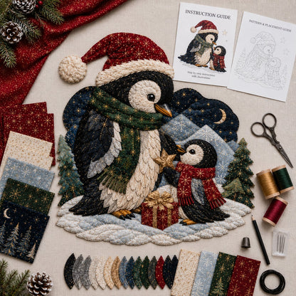 🔥Last Day 49% OFF - 🎄🎅Christmas Woodland Wildlife DIY Patchwork Kit – ✨Create a Festive Handmade Keepsake (📦Buy 2 Free Shipping)