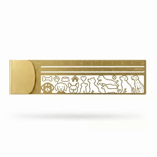 🐱✨ Cat Lover’s 2-in-1 Metal Bookmark Ruler