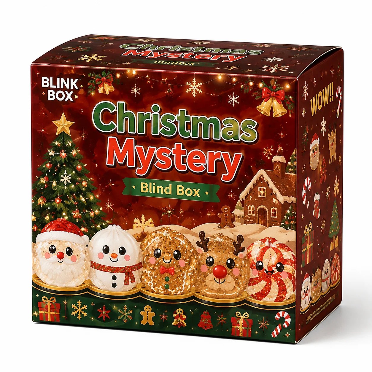 🎄Christmas Sale Only ￡6.99!!!🔥 65% OFF – Christmas Squishy Dumplings | Mystery Blind Box & Pick Your Character
