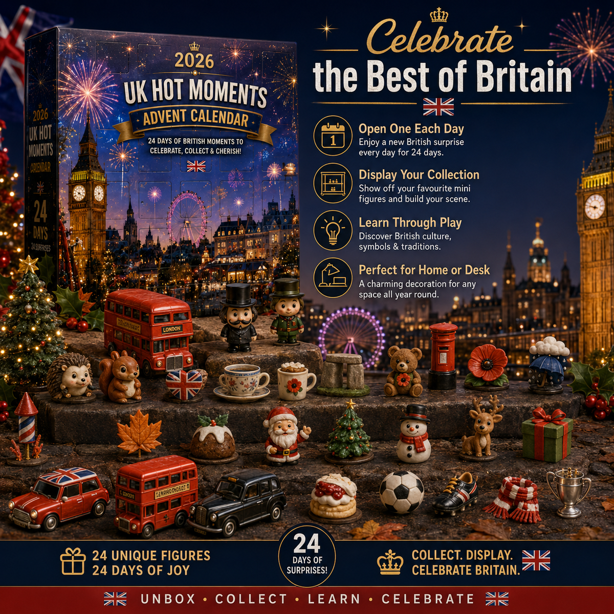 2026 UK Hot Moments Advent Calendar – 24 Days of British-Inspired Surprises
