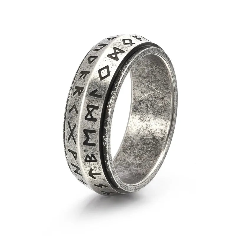 ⚔️Viking Rune Rotating Ring💍