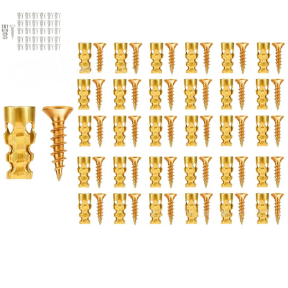🛠️ Last Day Special Price £16.99 ! 🔥Buy more save more🎁Self Drilling Drywall Anchors with Screws Kit🪨 Easy Install Wall Fixing Accessories🔩