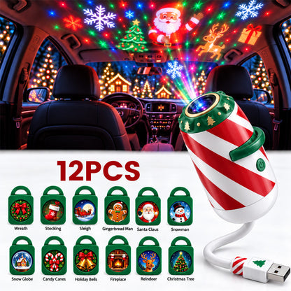 🎄✨ Christmas Car Projector Light – Turn Your Car Into a Magical Winter Wonderland 🚗