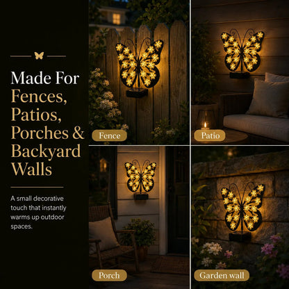 💯🦋 Solar Butterfly Garden Light