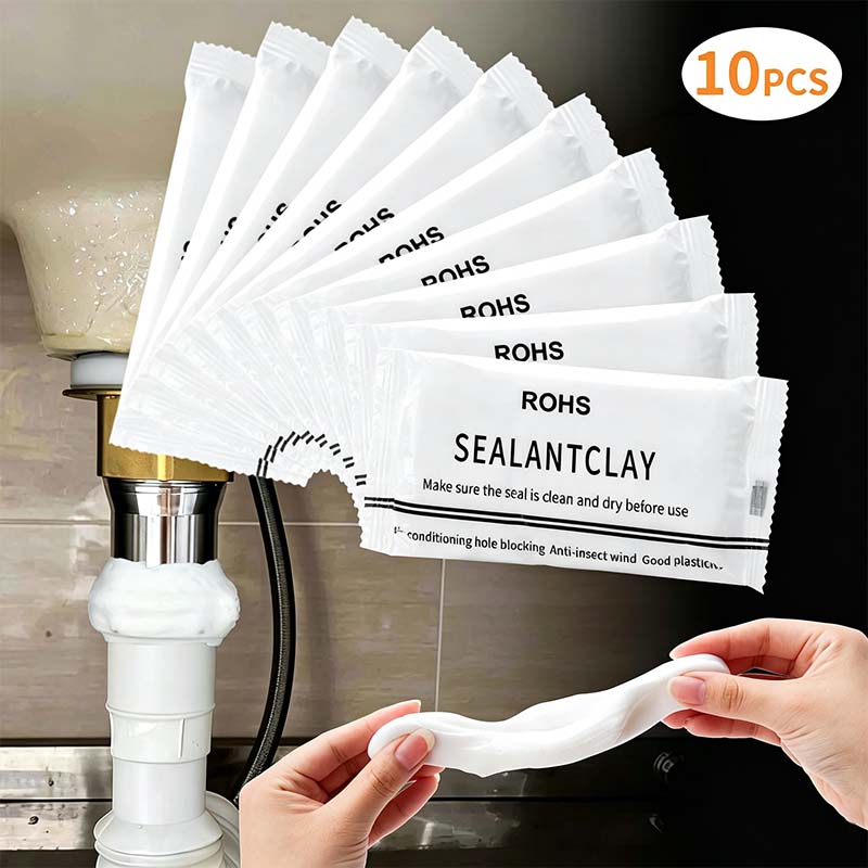 10Pcs Professional Sealant Clay - Anti-Insect Wall Hole Filler Mud🧱