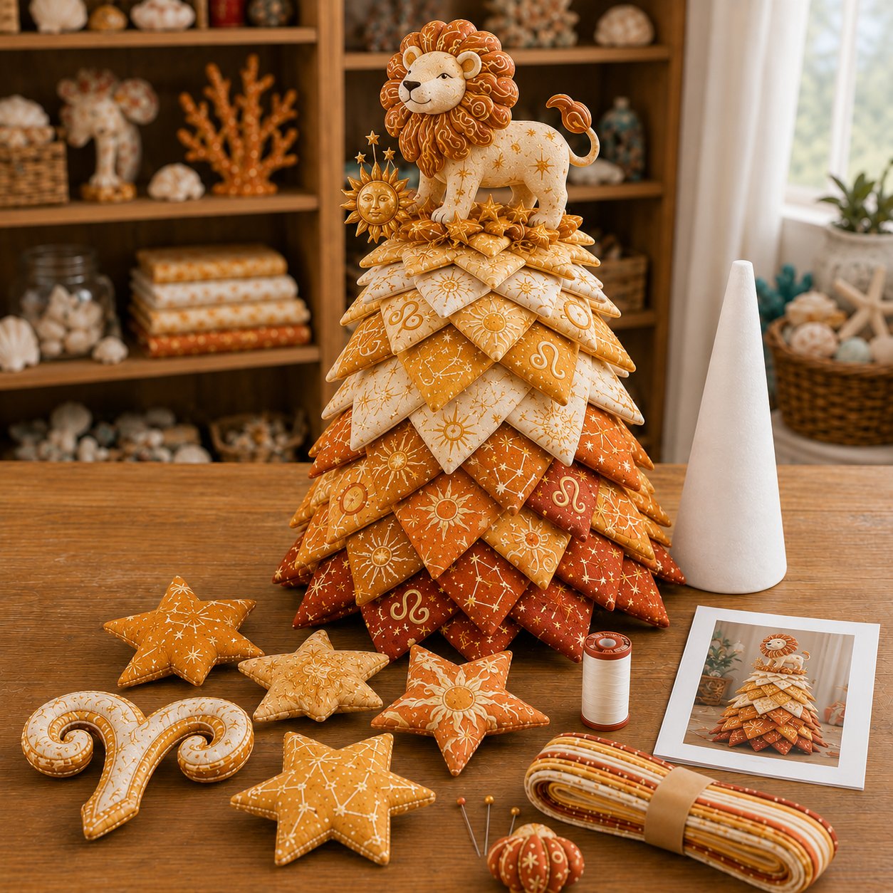 ⏳ Last Day 49% OFF – ♓ Beginner-Friendly DIY Layered Pisces Zodiac Quilted Tree Kit | Complete Kit with All Tools & Step-by-Step Guide Included 💕