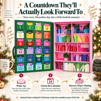 📚 🎄 The Book Lover's Advent Calendar - 🎁 A Christmas Countdown Made for People Who Love Books ❤️(📦Buy 2 Free Shipping)
