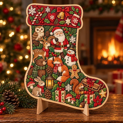 🎅 2026 Christmas Gift 49% Off--⏰🎄 ✨ Intricate Christmas Keepsake Wooden Puzzle Ornaments – Artistic Festive Tabletop Décor