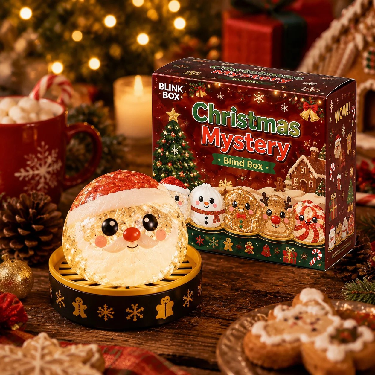 🎄Christmas Sale Only ￡6.99!!!🔥 65% OFF – Christmas Squishy Dumplings | Mystery Blind Box & Pick Your Character