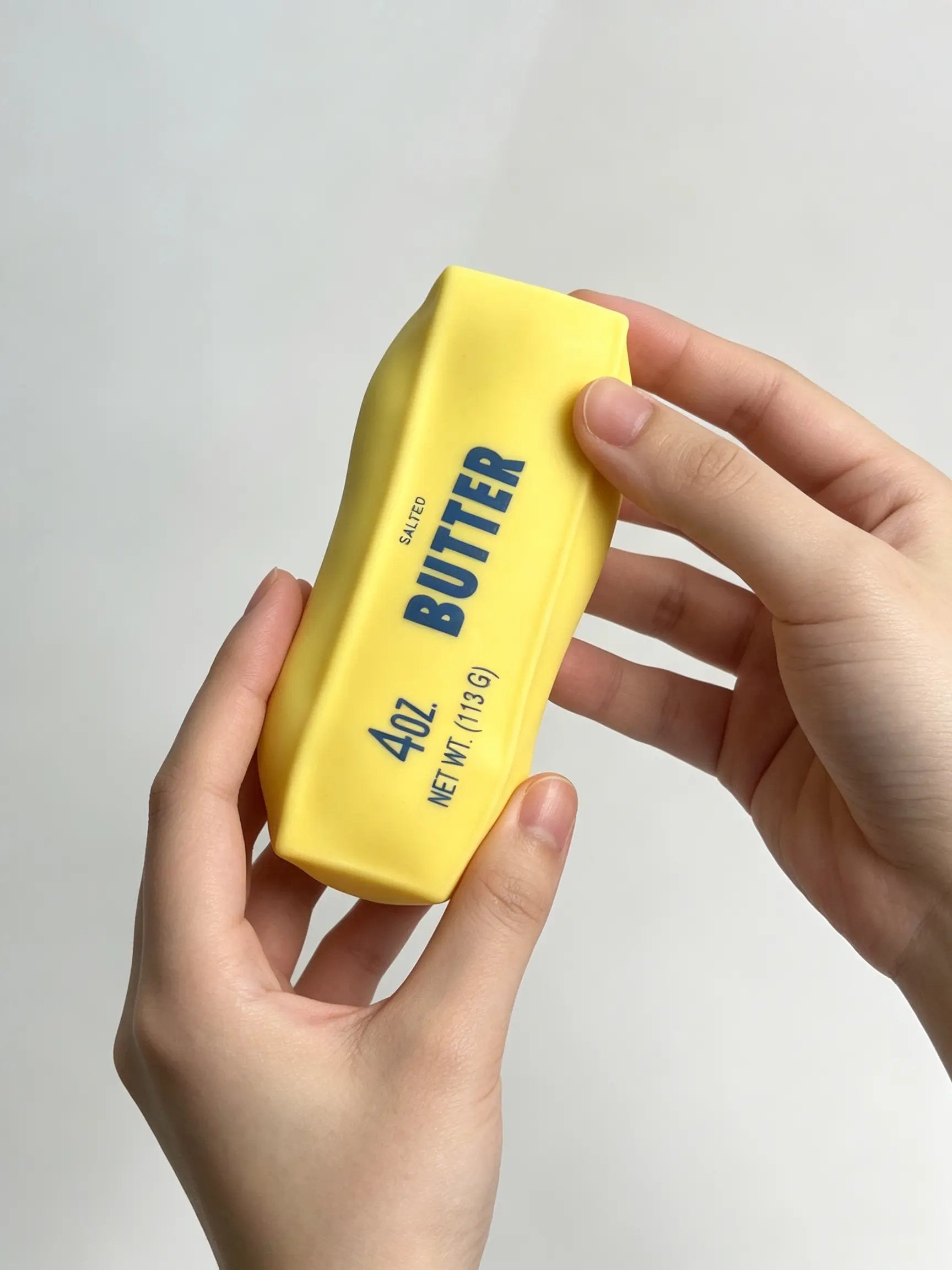 🧈 Crunchy Butter Bar Squishy Toy – Satisfying Squeeze Sensory Fidget Toy for Stress Relief, Relaxation & Fun 🎧