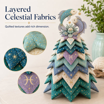 ⏳ Last Day 49% OFF – ♓ Beginner-Friendly DIY Layered Pisces Zodiac Quilted Tree Kit | Complete Kit with All Tools & Step-by-Step Guide Included 💕