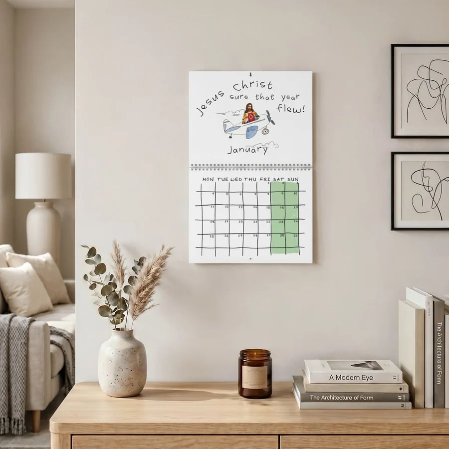 ✝️ Jesus Christ, What A Year! 2027 Funny Christian Calendar 😂