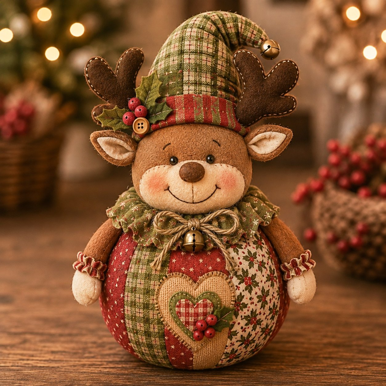 🔥Last Day 49% OFF - 🎄🎅Patchwork Fabric Doll DIY Kit
