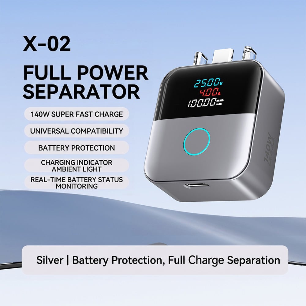 🔥HOT SALE 49% OFF🔋🔌140W Type-C Physical-Disconnect Battery Guard – Smart Auto Power Cut-Off ⚡📱