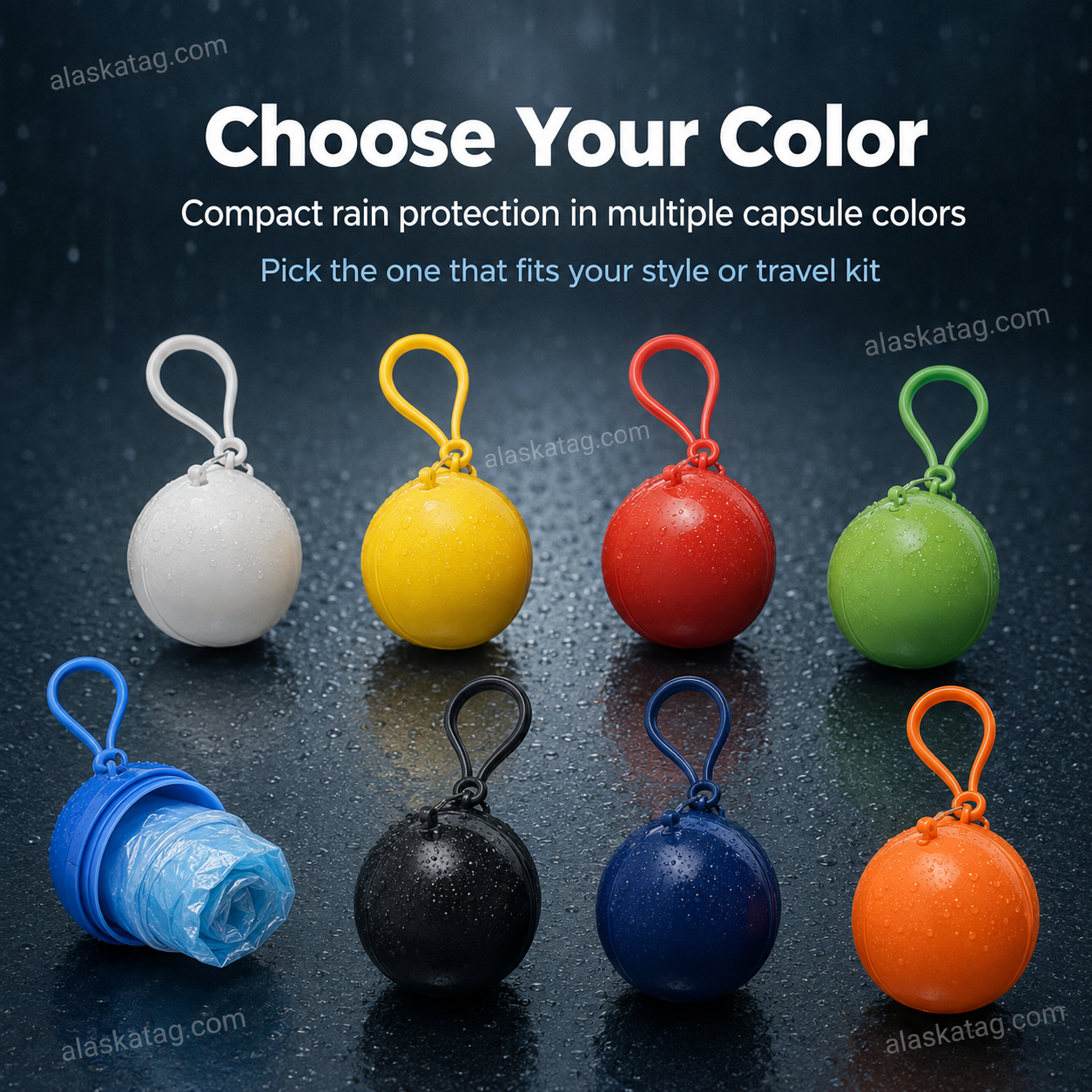 🌧️ Pocket-Size Disposable Raincoat for Unexpected Showers