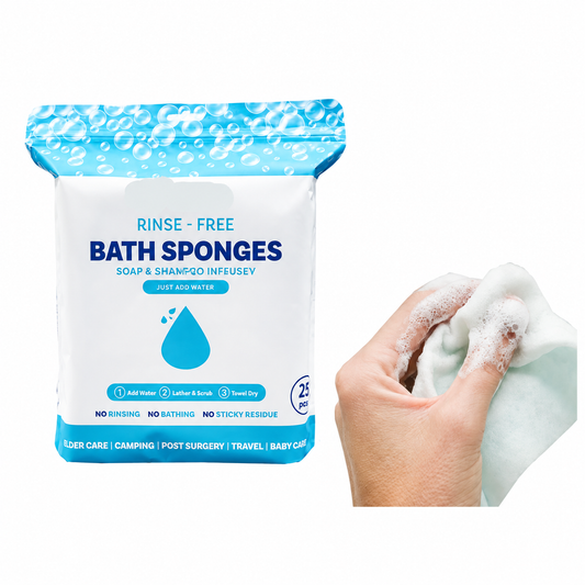 ⭐🏆Flash Sale⚡ 50K+  🌈Disposable Rinse-Free Bathing Wipes🧼