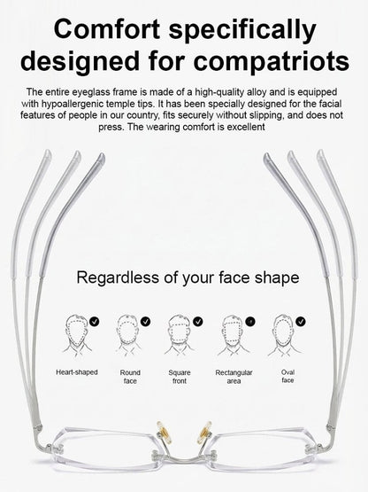 【Co-Created by Designers】Gypsophila Smart Zoom and Color-Changing Reading Glasses, Auto Focus Distance Near Progressive Multi-focus HD Vision