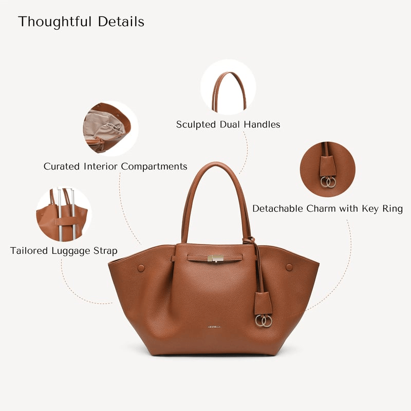 NEWBELLA Marella Top Handle Tote – Elegance That Goes Where You Go 👜✨