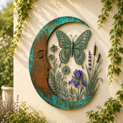 Moon Virgin Mary Garden Wall Decor