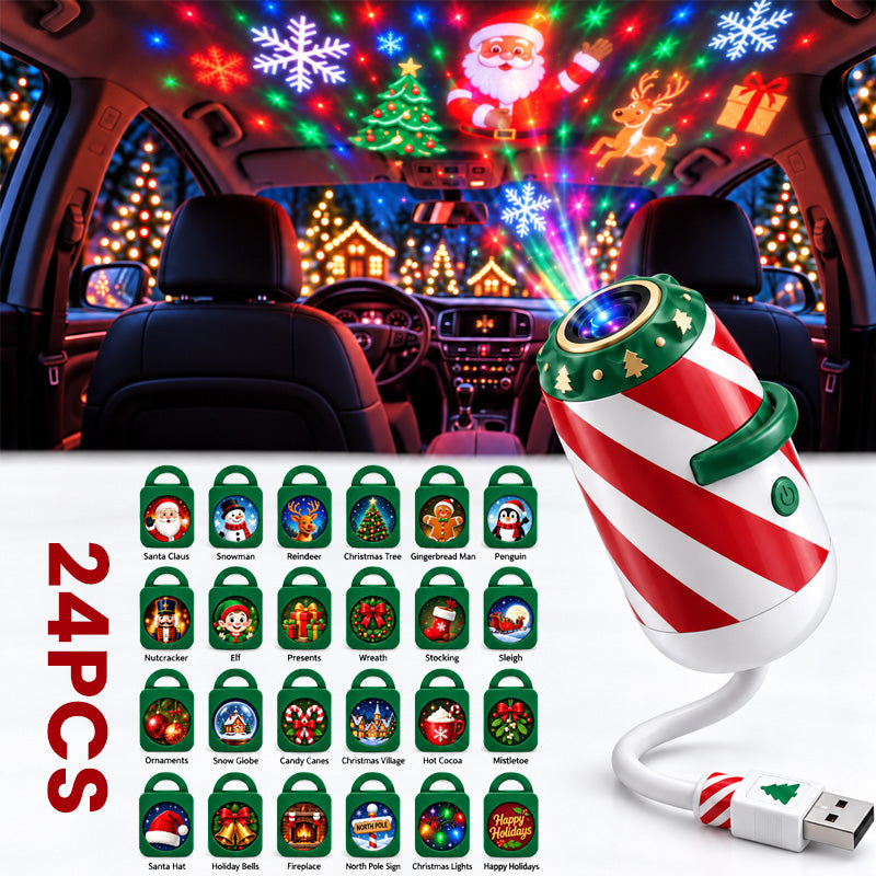 🎄✨ Christmas Car Projector Light – Turn Your Car Into a Magical Winter Wonderland 🚗