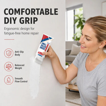 🔥PROMO 49%! Waterproof wall repair paste 🧱 With built-in roller, easy repair without extra tools ✨🖌️