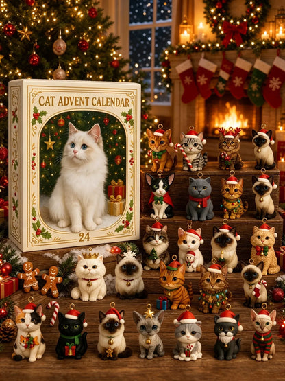 🐈Cat Advent Calendar 2026 – 24 Cat Pendants