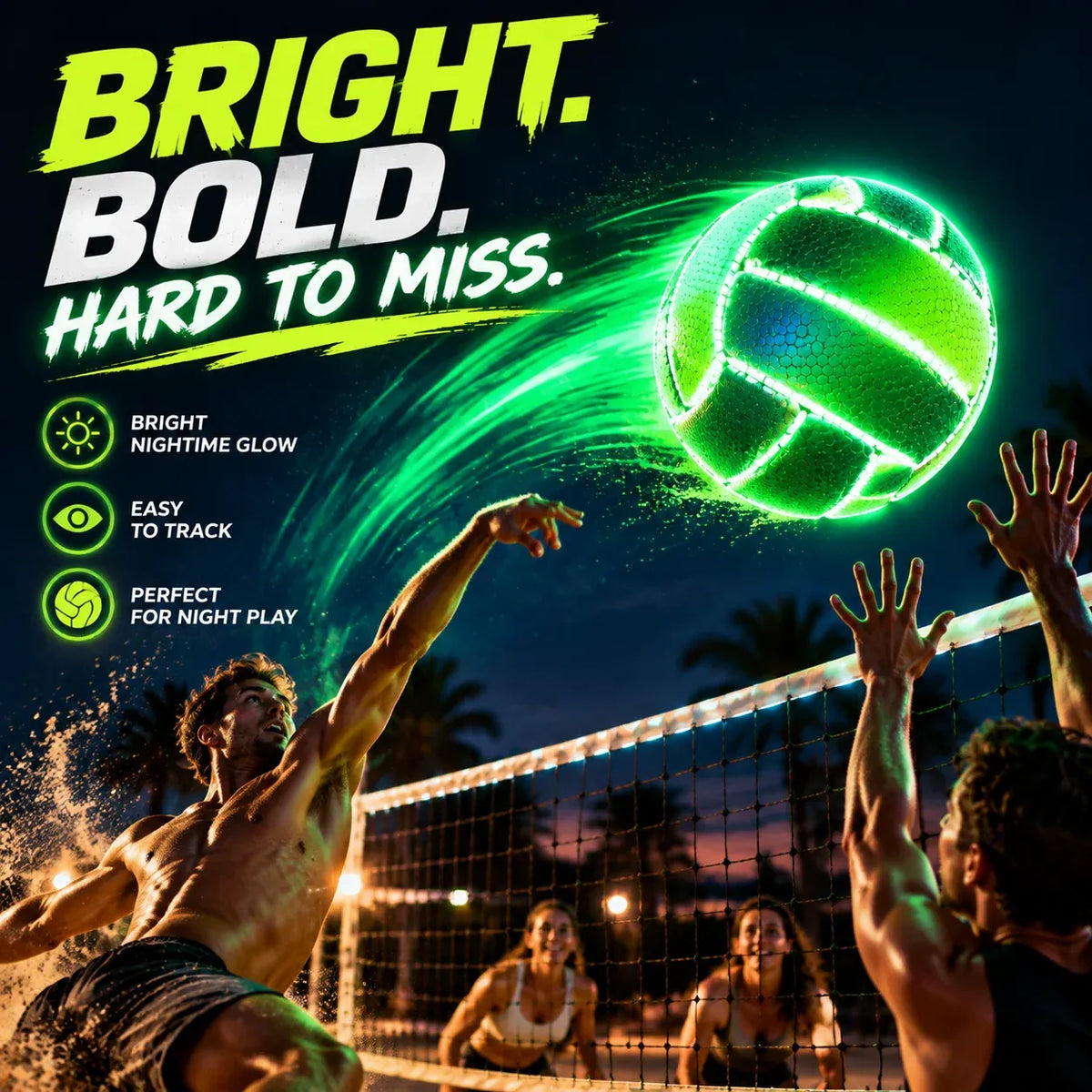 🏐 Light-up Volleyball – Keep The Game Going After Dark ✨
