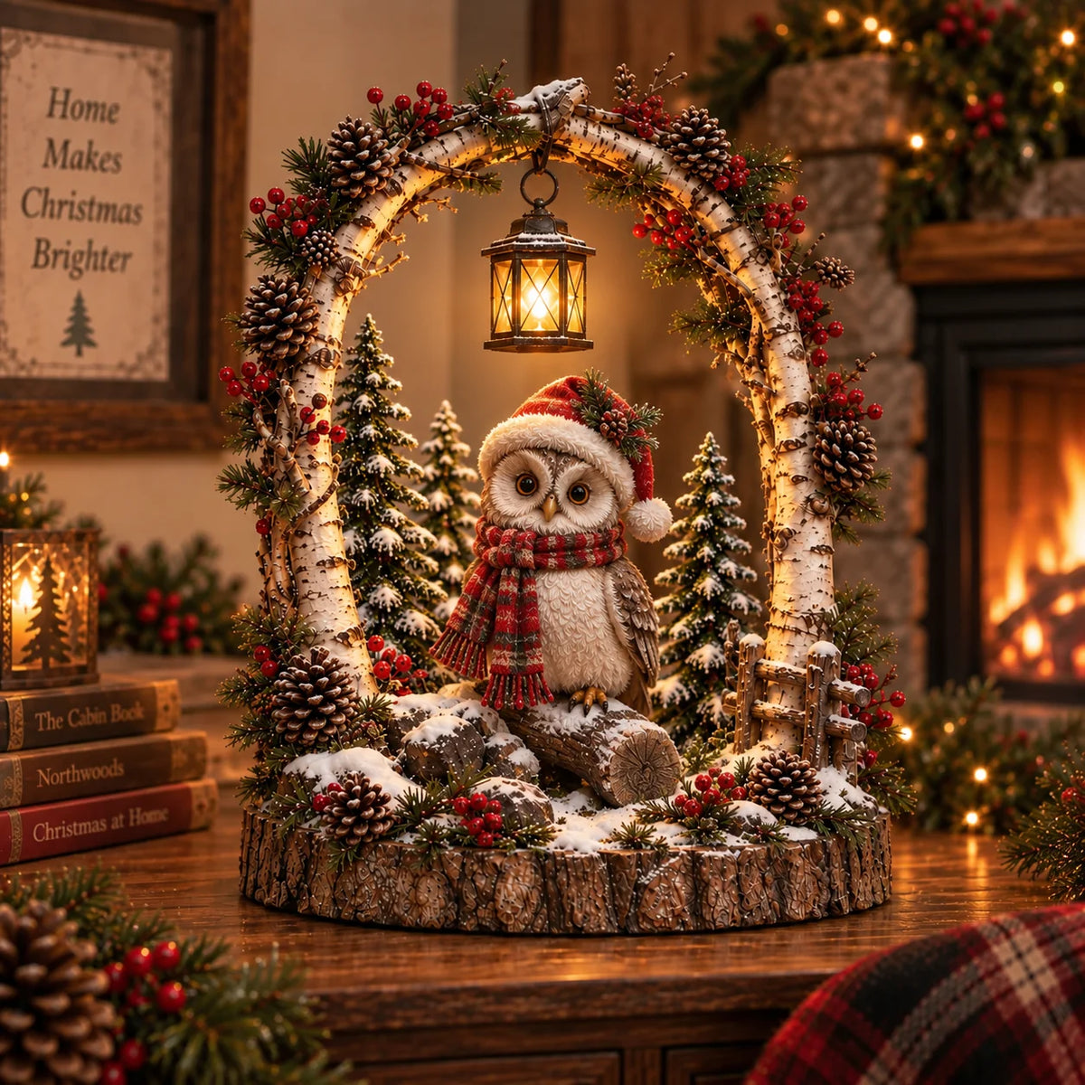🐂🎄christmas Woodland Glow™ – Lighted Winter Lantern Collection