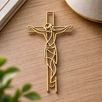 ✝️Faith-Inspired Gold Paper Clips — Meaningful Christian Bookmarks