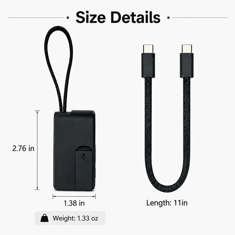 🔌Last Day 49% OFF –  Pocket Travel Cable Kit – Usb-c Cable, 3 Adapters, Sim/tf Storage & Phone Stand