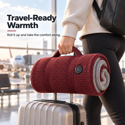 💥FLASH SALE: 49% OFF!USB Rechargeable Heated Shawl Blanket with 3-Level Temperature Control