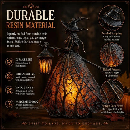 ✨Last Day 49% OFF✨Halloween Witch Lamp Tabletop Decoration✨