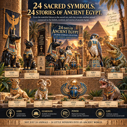 🐈‍⬛🏺24 Days of Ancient Egypt – Sacred Animals & Guardians Collection ✨