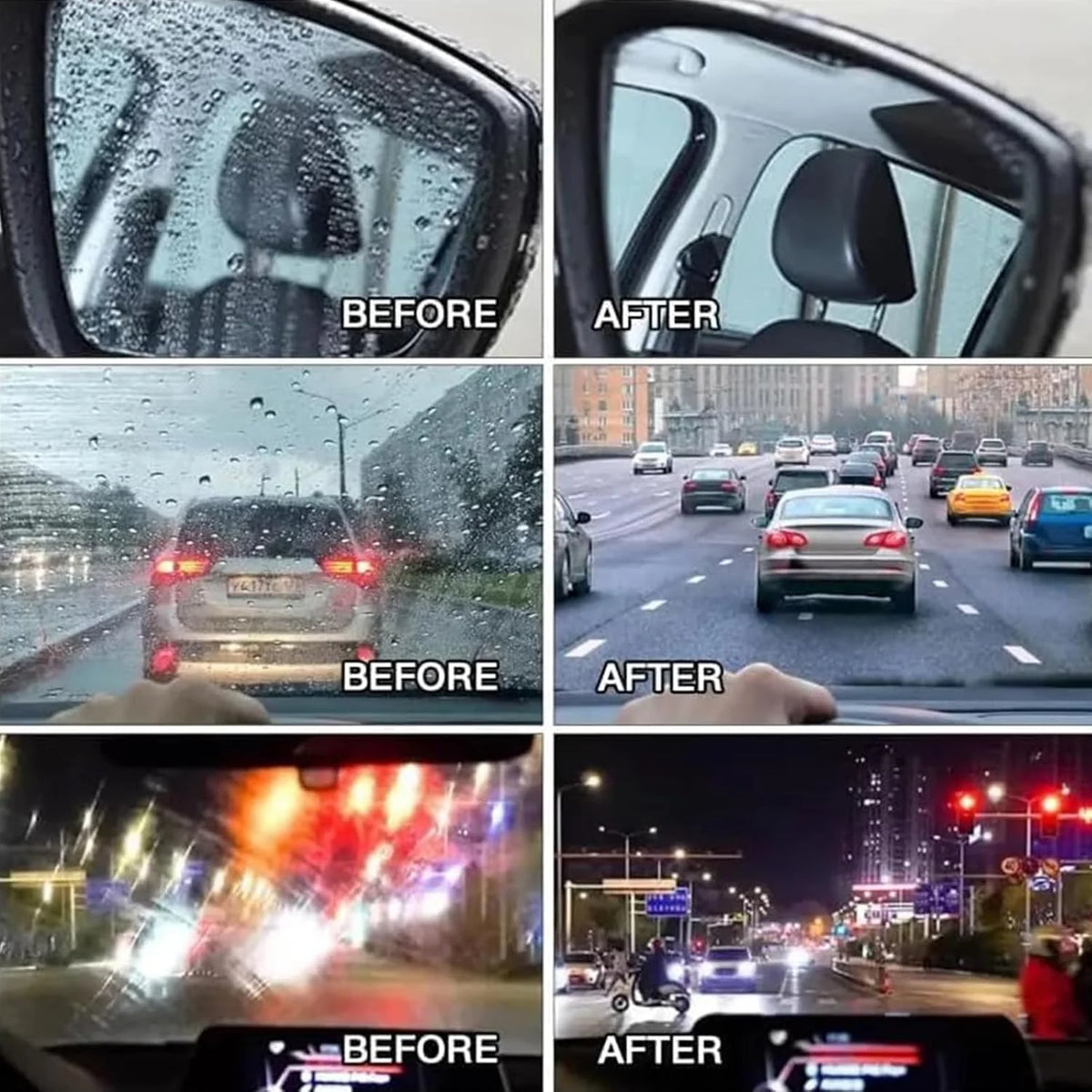 Glass Guard, Glass Cleaner, Automotive Oil Film Cleaning Brush