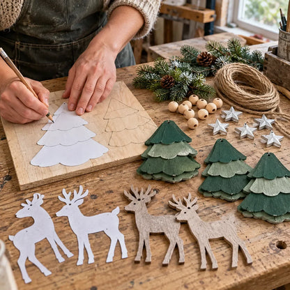 🔥LAST DAY 49% OFF ✨ Enchanted Lighted Woodland Christmas Garland
