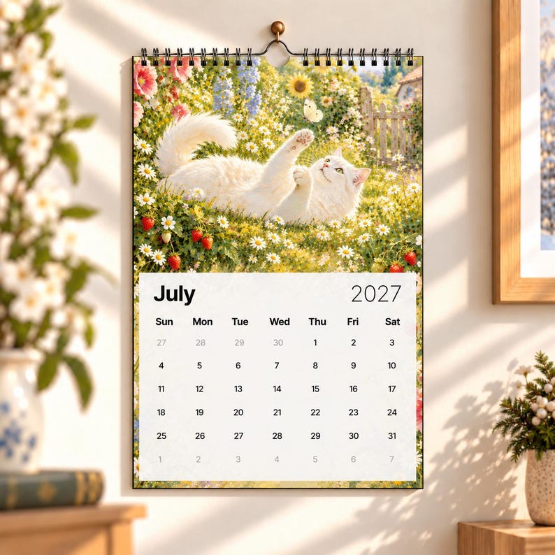 🐈 2027 Cottage Cats Wall Calendar